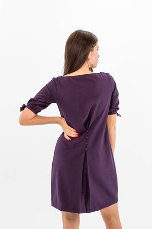 Purple Dresses with Pockets